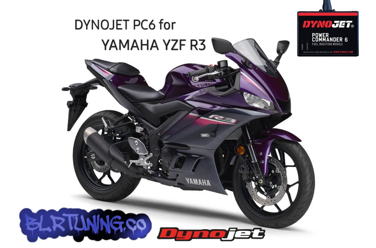 YAMAHA R3 YZF-R3 19 24 PC6 BY DYNOJET WITH OPTIONAL CUSTOM TUNING BY BLR TUNING