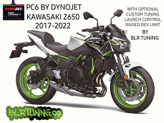 KAWASAKI Z650 2017 TO 2022 PC6 BY DYNOJET WITH OPTIONAL CUSTOM TUNING BY BLR TUNING