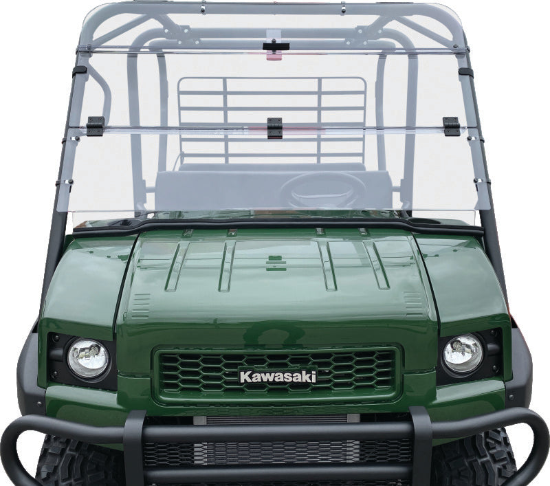 QuadBoss, QuadBoss KAF620 Mule 4010 Folding Windshield for Kawasaki KAF620 Mule 4010 4x4