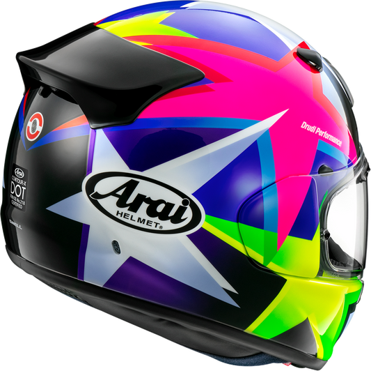 ARAI HELMETS, ARAI Helmets Contour-X Star Helmet - Small (Part 0101-18580) with Advanced Aerodynamics and Ventilation