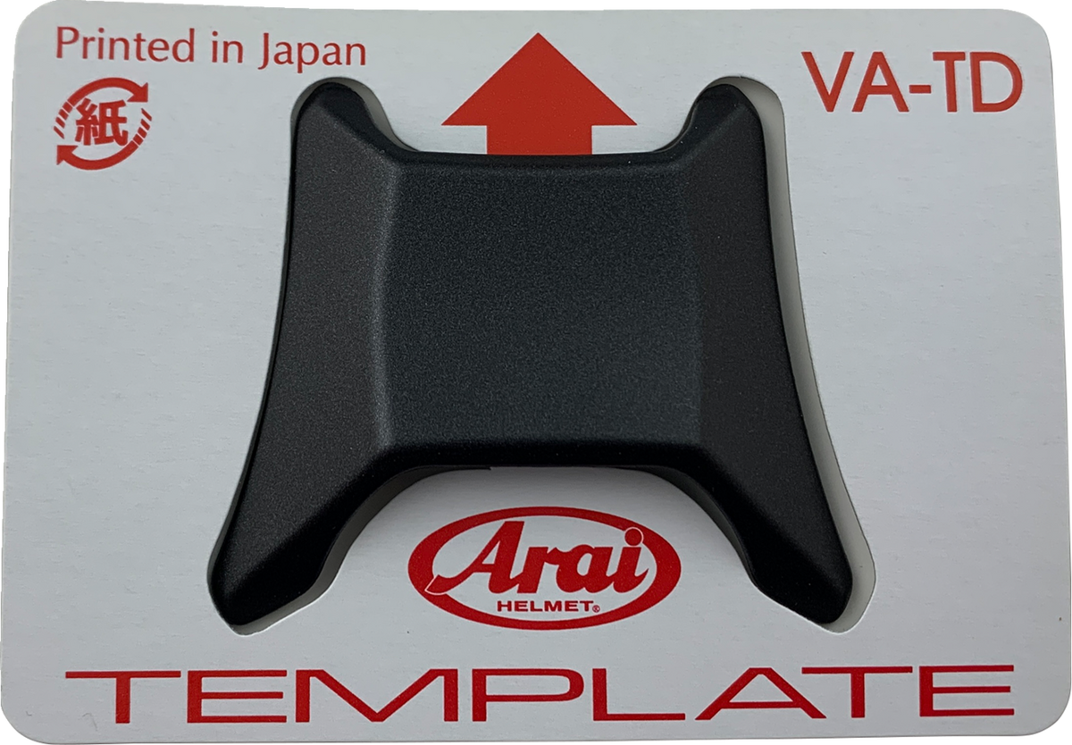 ARAI HELMETS, ARAI Helmets VX-Pro4 Top-Duct Center Front Black Frost (Part 105346)