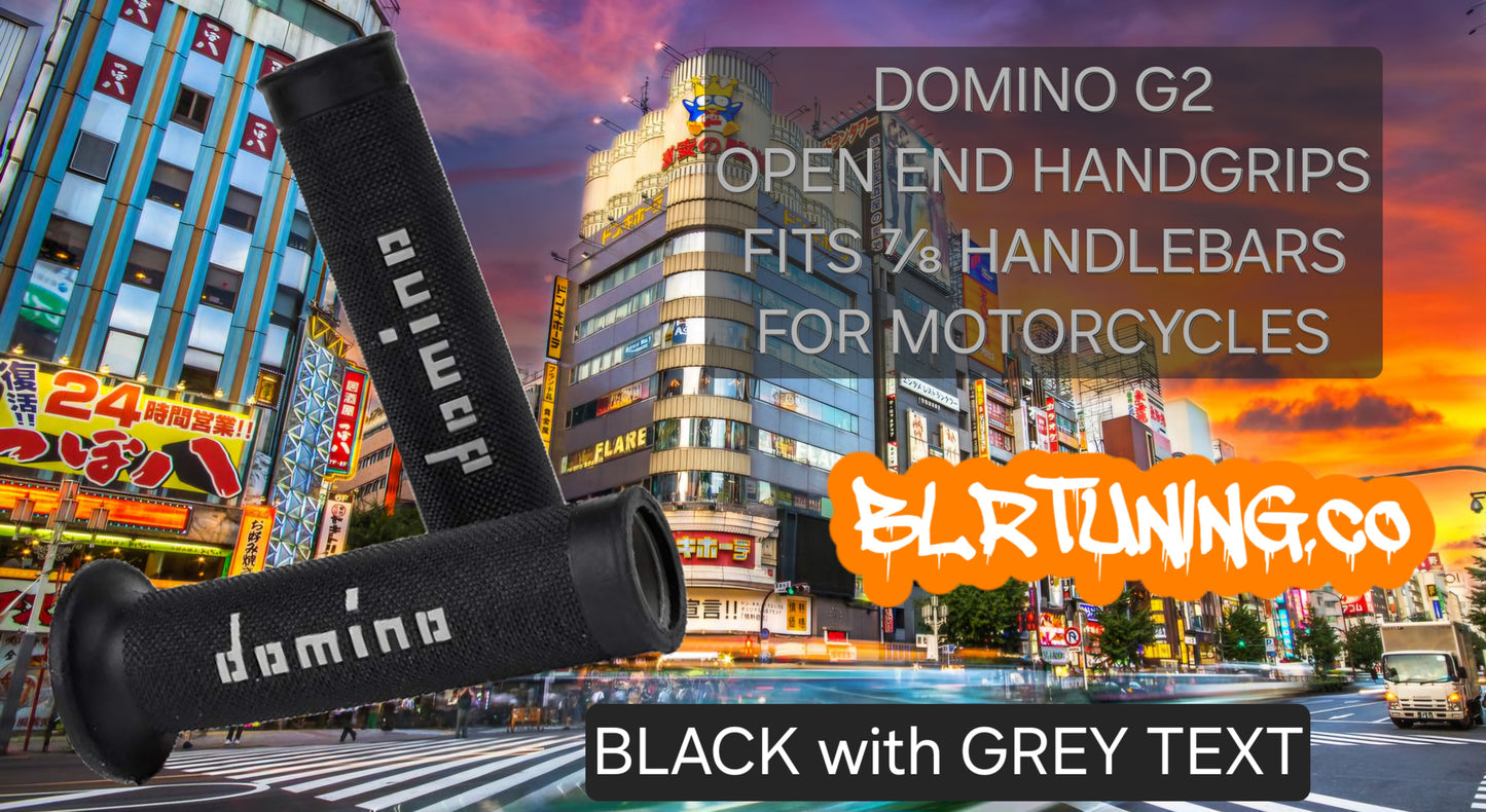 DOMINO G2 OPEN END 7/8 HAND GRIPS FOR MOTORCYCLES