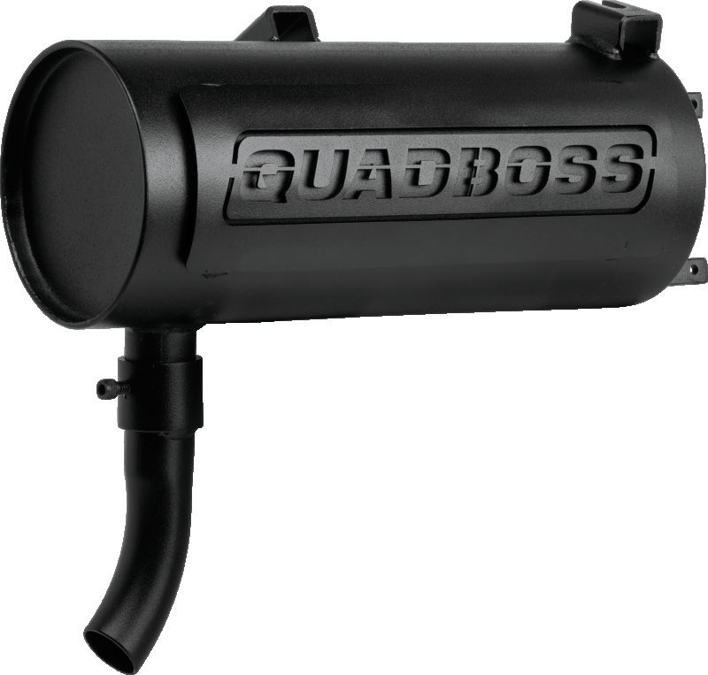 QuadBoss, QuadBoss 01-05 Polaris Sportsman 400 Slip-On Muffler with Black Finish and Welded Internal Parts