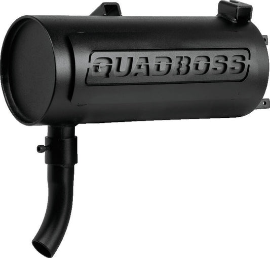 QuadBoss, QuadBoss 01-05 Polaris Sportsman 400 Slip-On Muffler with Black Finish and Welded Internal Parts