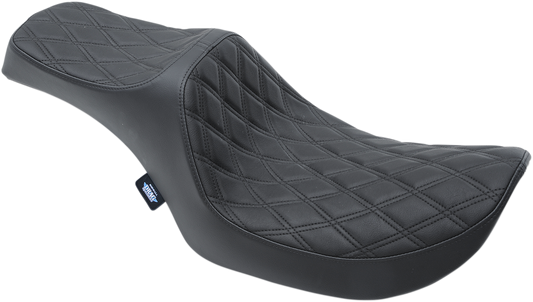 DRAG SPECIALTIES SEATS, DRAG SPECIALTIES SEATS Predator III Seat for FXR '82-'00, Double Diamond Black Stitching, Part Number 0805-0135