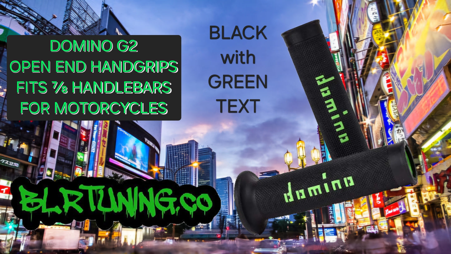 DOMINO G2 OPEN END 7/8 HAND GRIPS FOR MOTORCYCLES