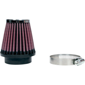 K&N RC-1060 Universal Round Tapered Clamp-On Air Filter | 49mm | Grom, Monkey, CRF110 & More