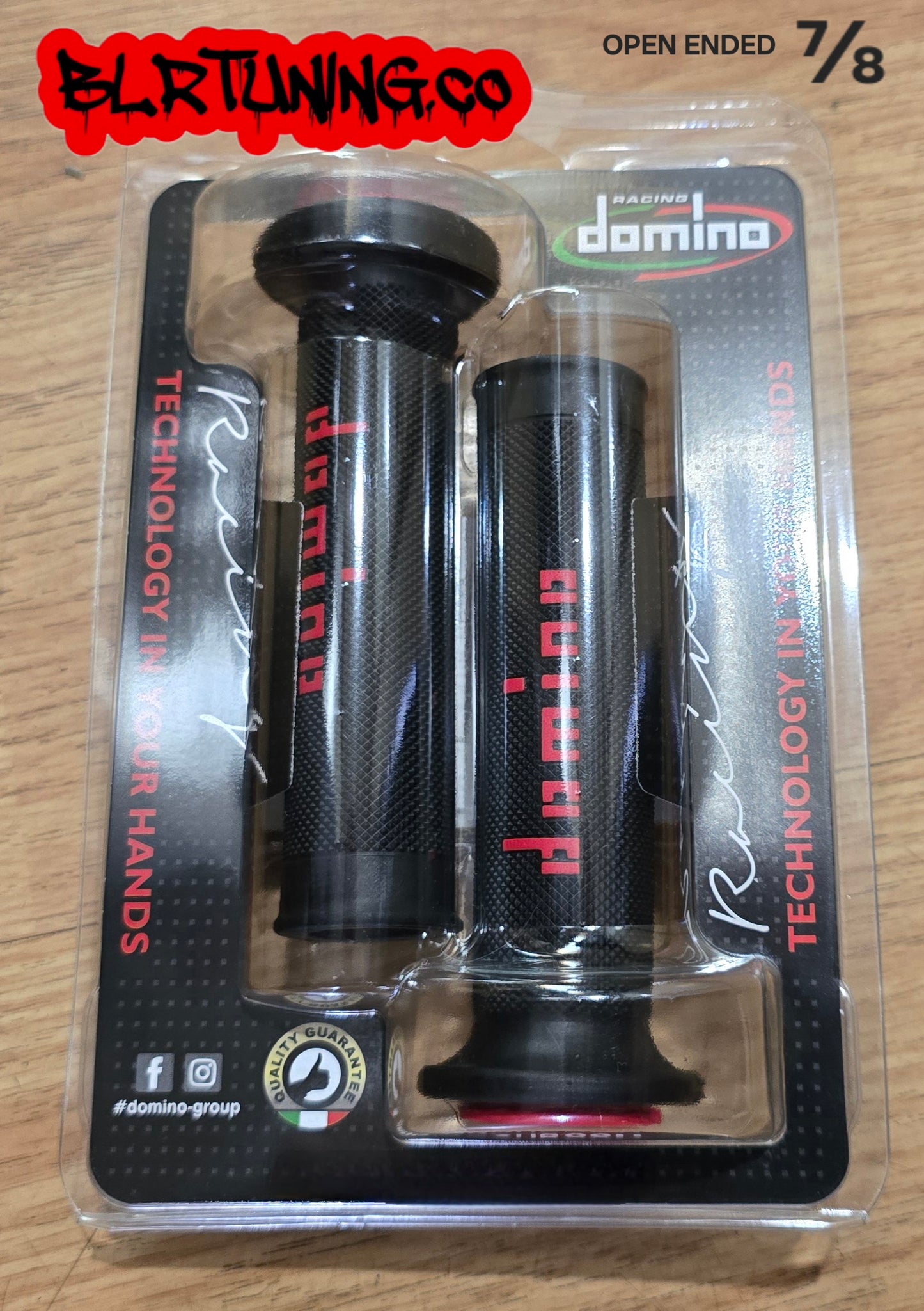 DOMINO G2 OPEN END 7/8 HAND GRIPS FOR MOTORCYCLES