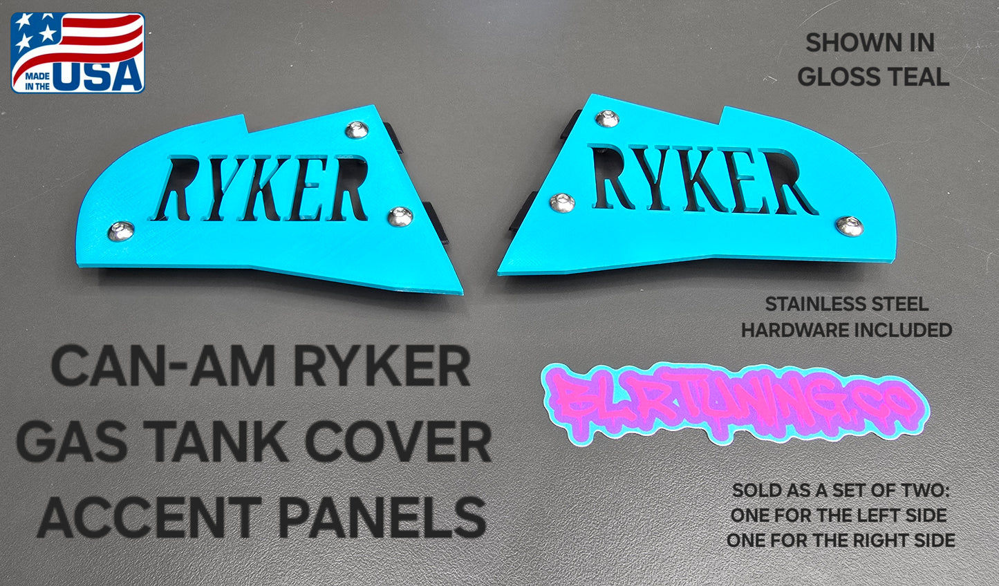 PANELES ACENTÓRICOS DE LA CUBIERTA DEL TANQUE DE GASOLINA CAN-AM RYKER