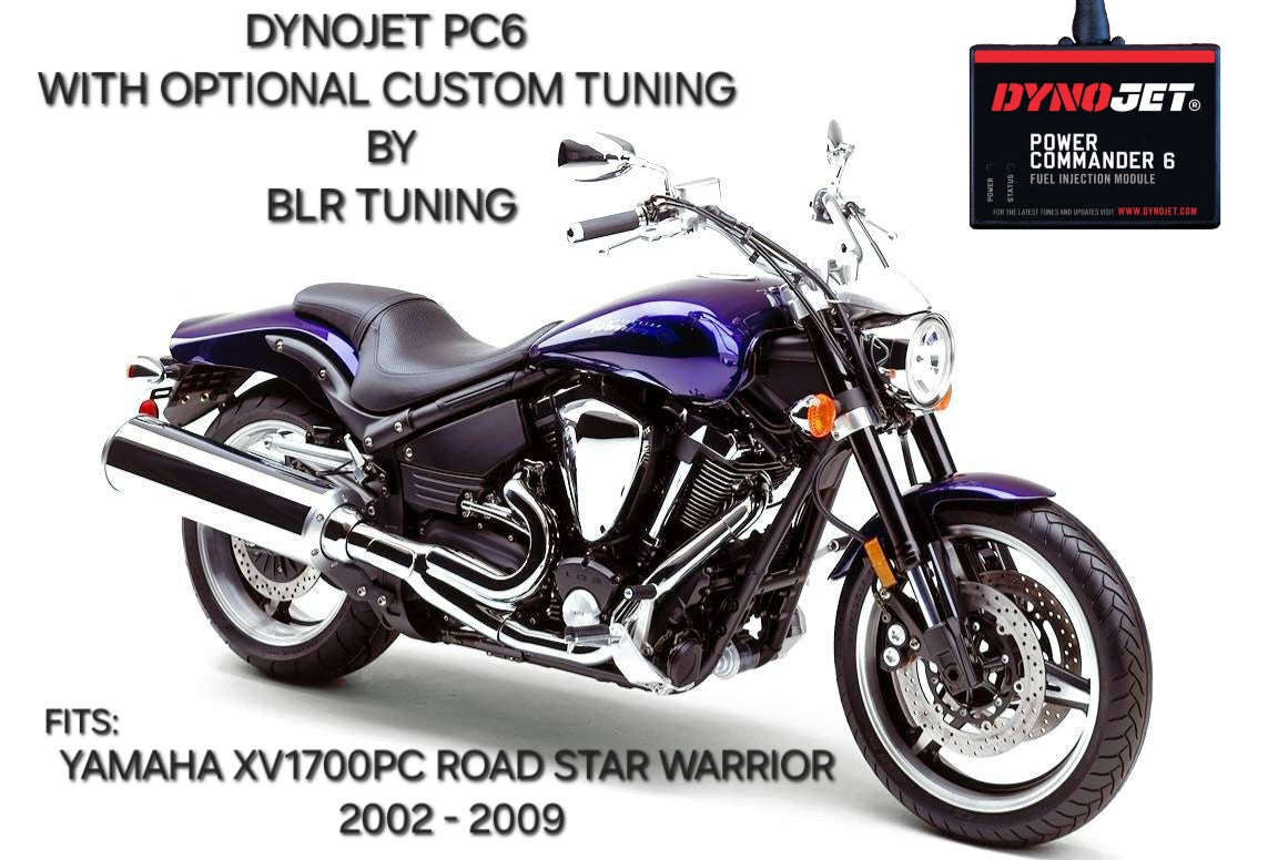 YAMAHA ROAD STAR WARRIOR XV1700PC 02 - 09 PC6 BY DYNOJET WITH OPTIONAL CUSTOM TUNING BY BLR TUNING