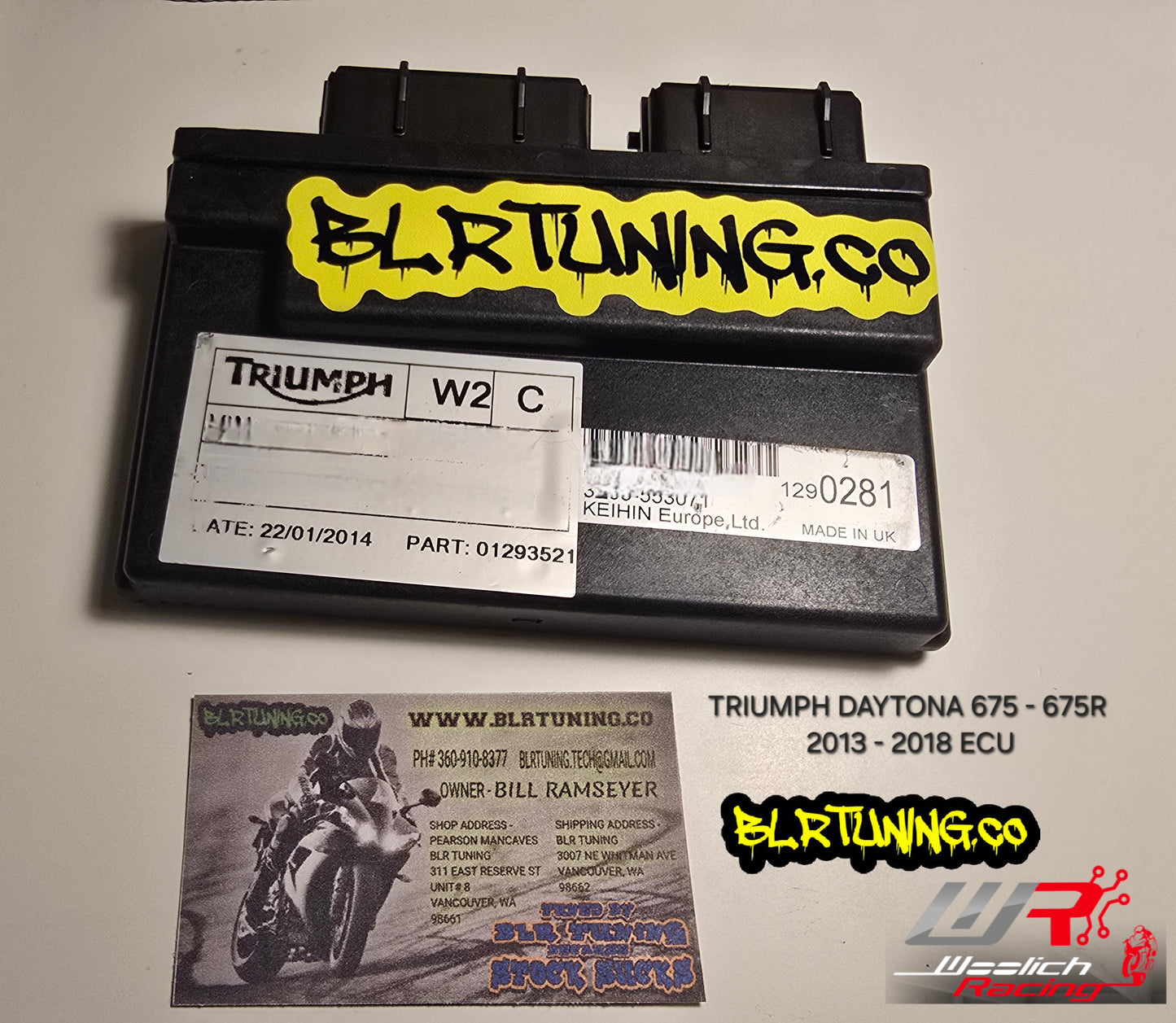 TRIUMPH MOTORCYCLE ECU FLASH TUNING