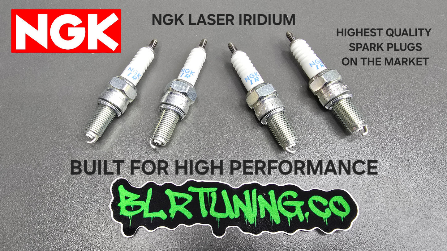 KAWASAKI Z900 NGK LASER IRIDIUM SPARK PLUGS 2017 - 2023 SET OF 4 PRE-GAPPED