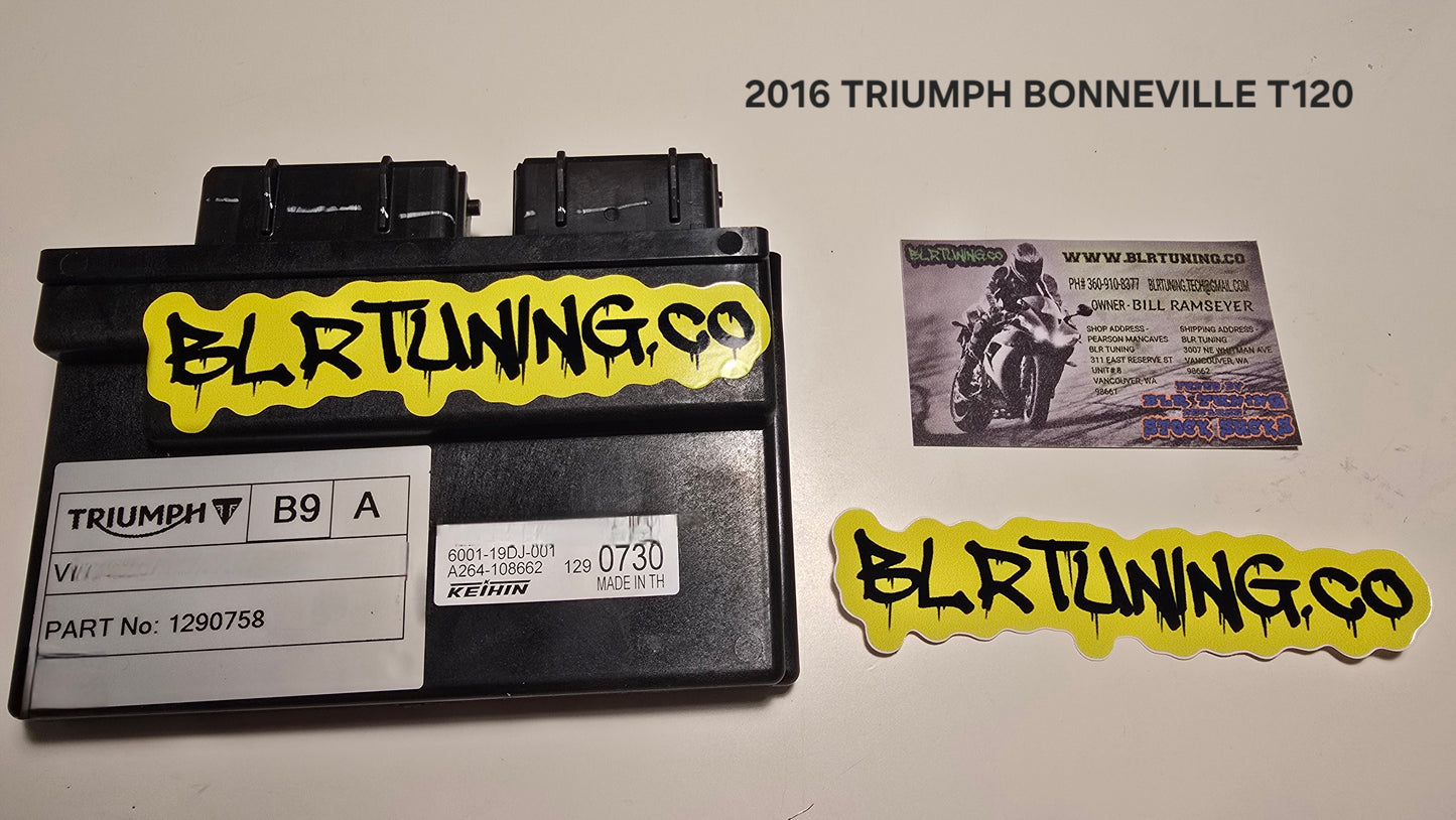 TRIUMPH MOTORCYCLE ECU FLASH TUNING