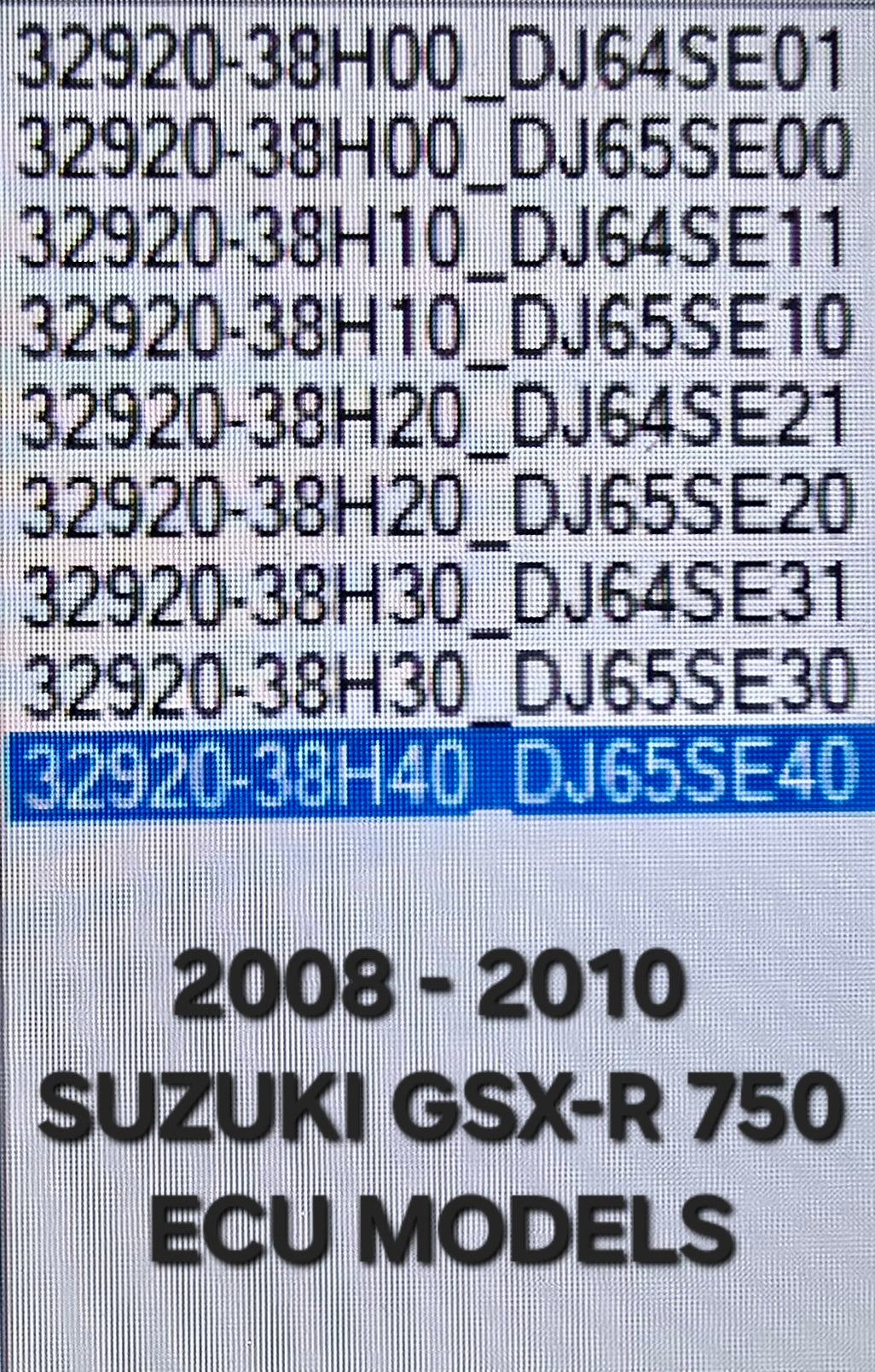 SUZUKI ECU FLASH TUNING