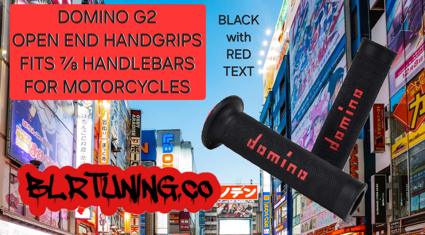 DOMINO G2 OPEN END 7/8 HAND GRIPS FOR MOTORCYCLES