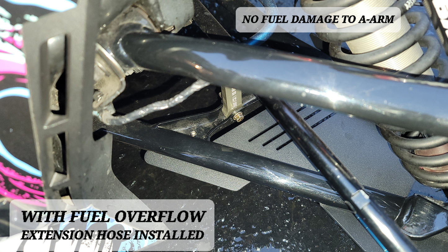 RYKER BLACK RADIATOR GRILL AND FUEL OVERFLOW EXTENSION HOSE