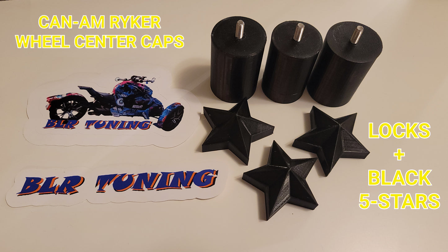 CAN-AM RYKER WHEEL CENTER CAPS