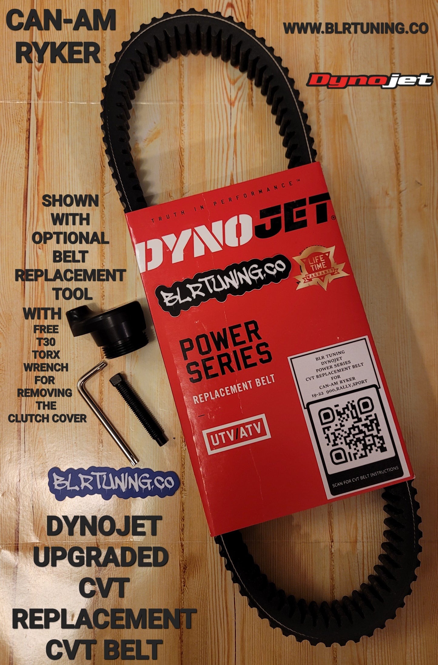 CAN-AM RYKER 19 - 25 600, 900, RALLY, SPORT CVT REPLACEMENT BELT DYNOJET POWER SERIES