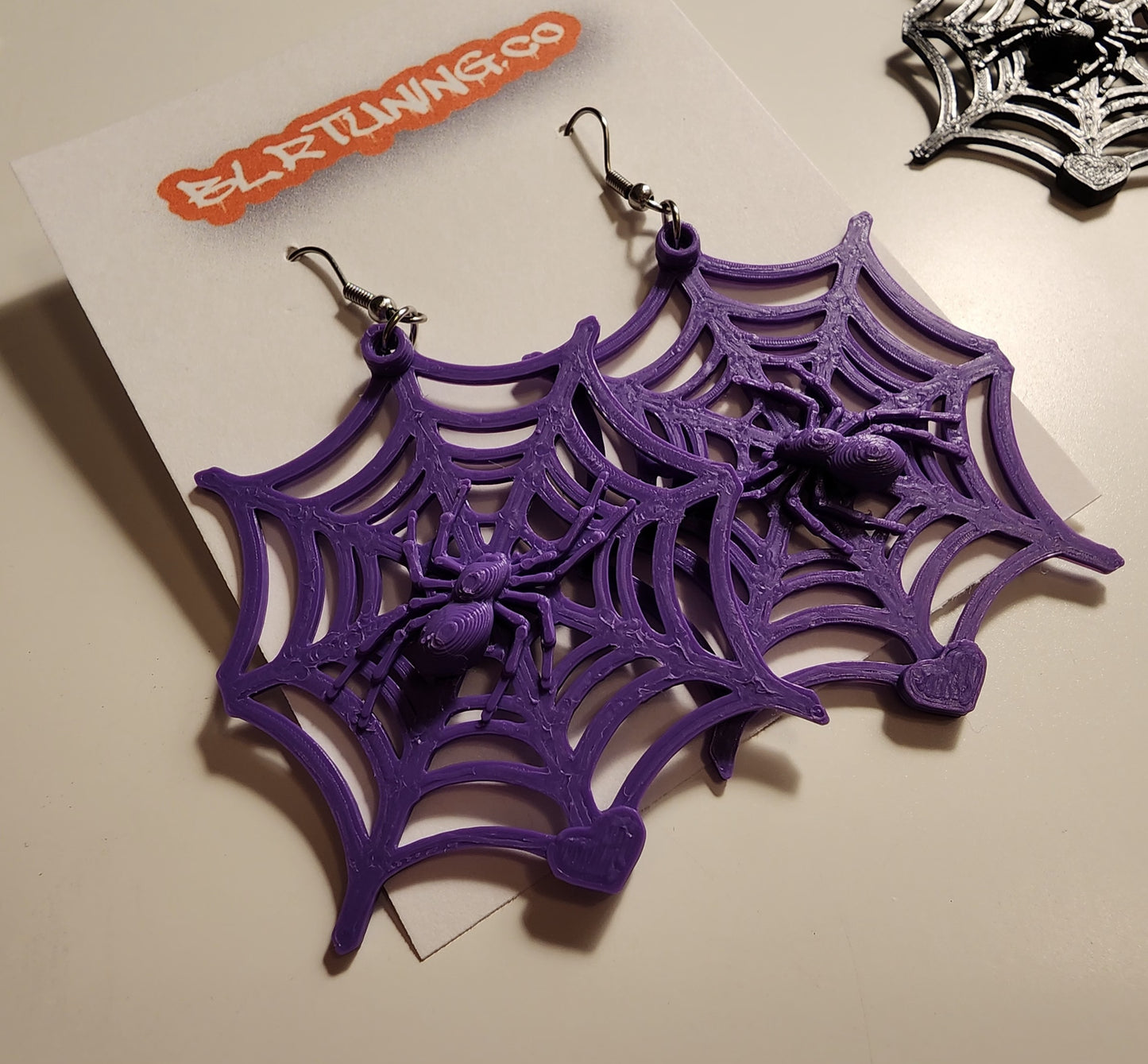PENDIENTES ARAÑA EN WEB
