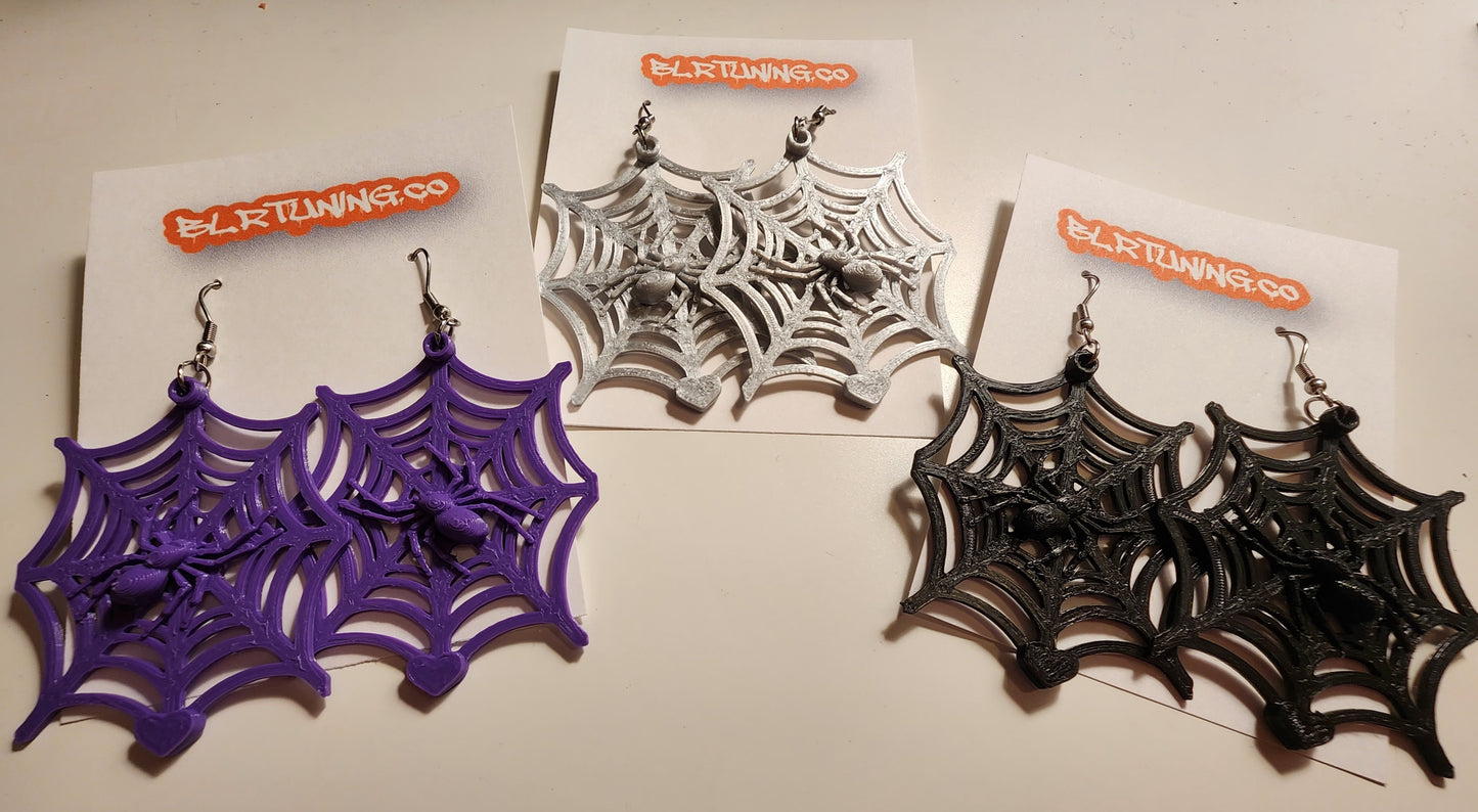 PENDIENTES ARAÑA EN WEB