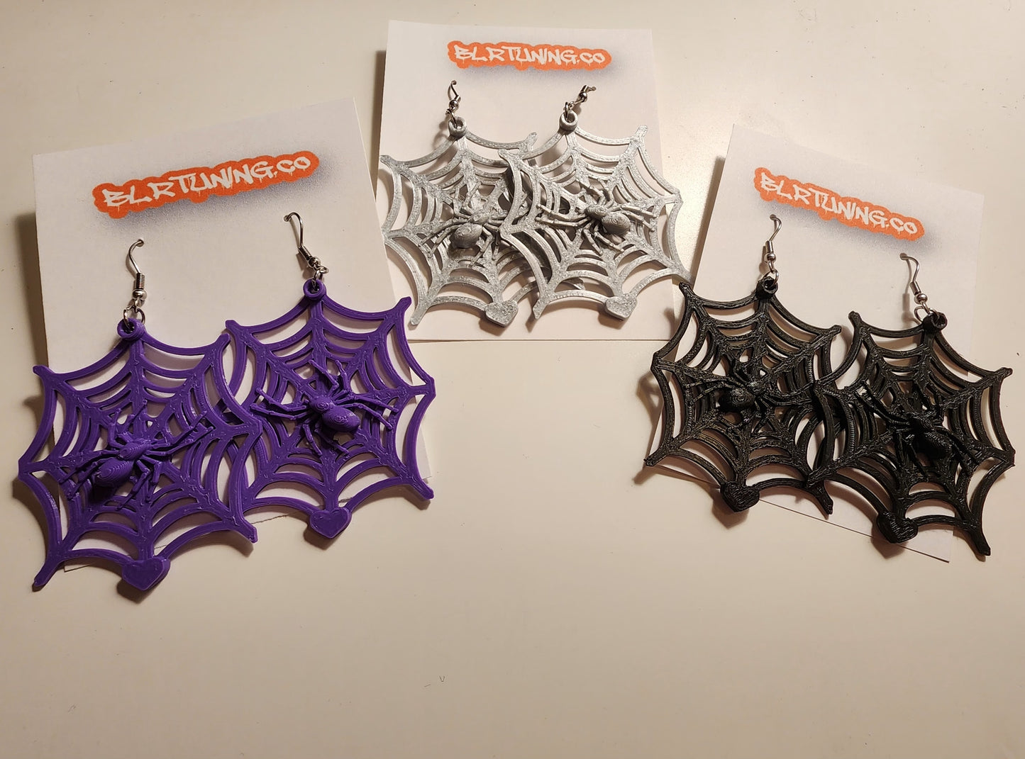 PENDIENTES ARAÑA EN WEB