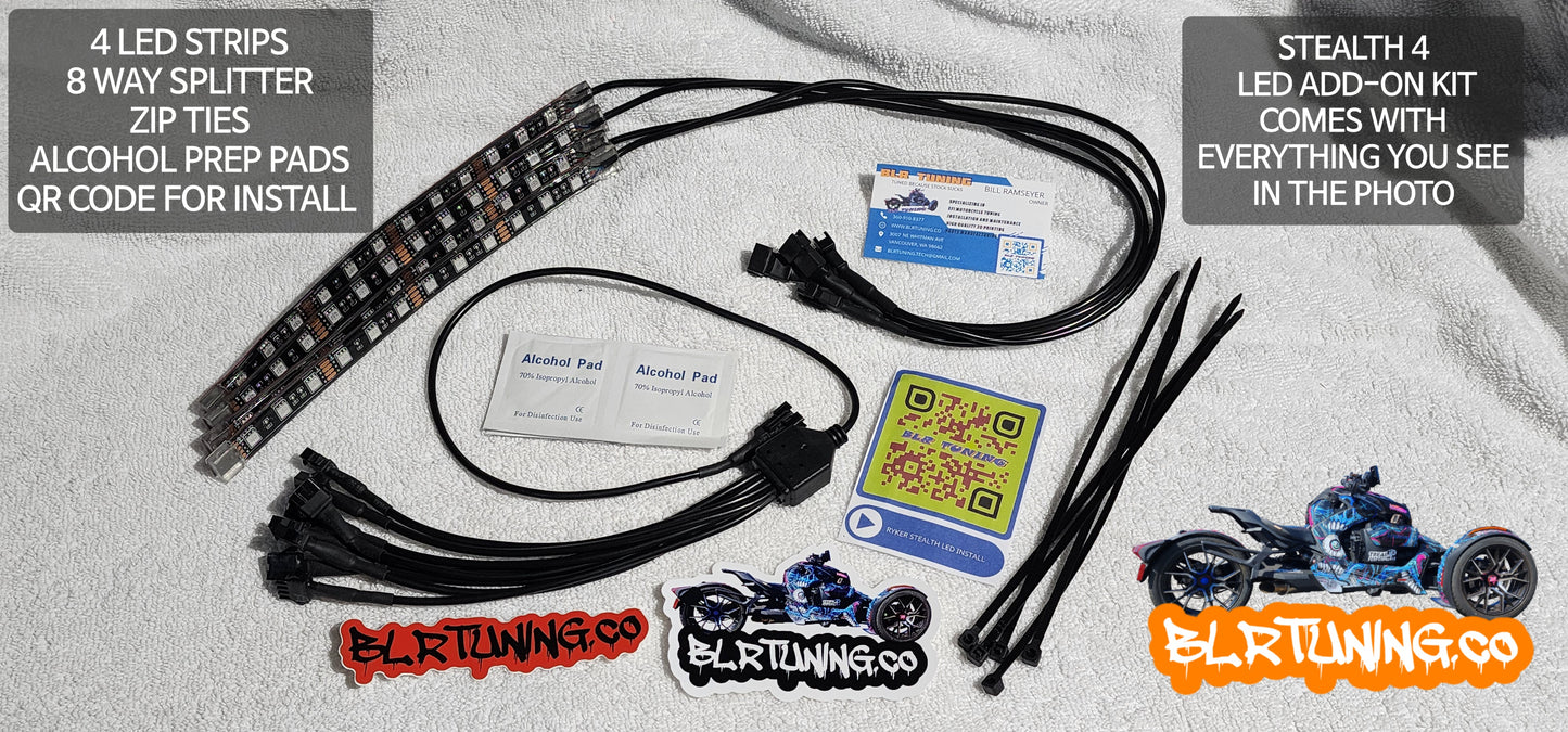 STEALTH 4 LED ADD-ON KIT FOR CAN-AM RYKER