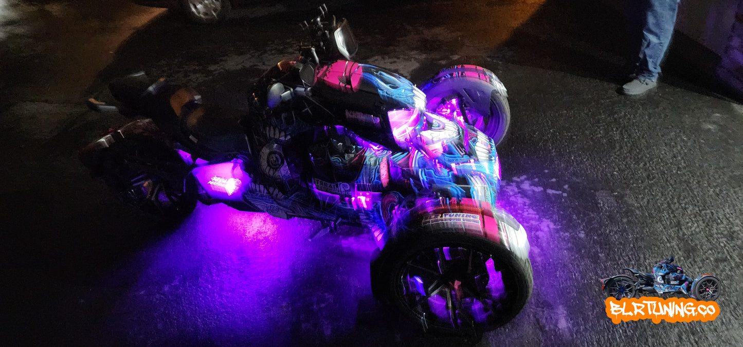 PAQUETE COMPLETO DE LED STEALTH PARA CAN-AM RYKER