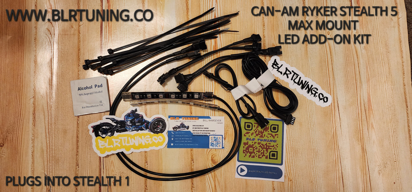 CAN-AM RYKER STEALTH 5 LED ADD-ON KIT FOR MAX MOUNT