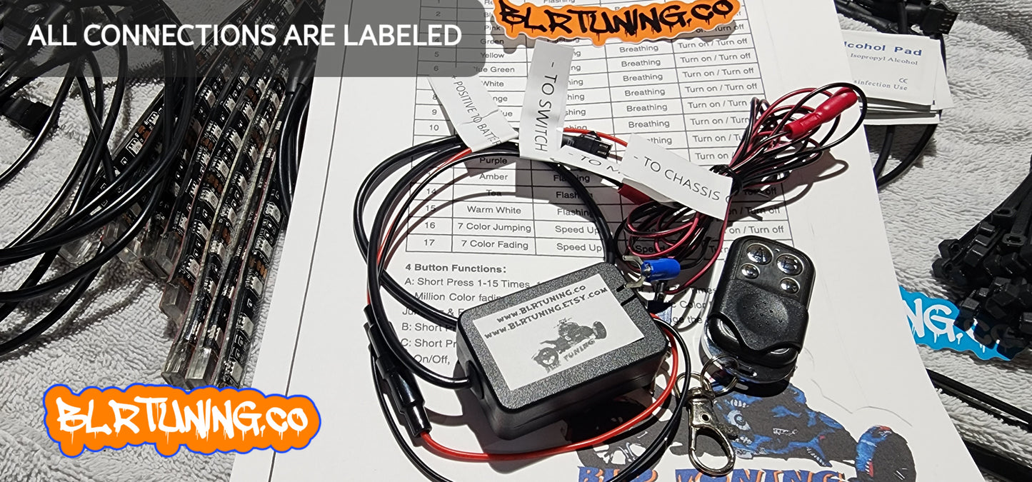 KIT LED STEALTH PARA BICICLETA NAKED Y SPORT