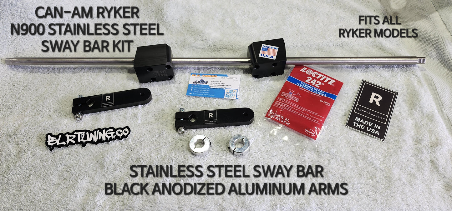 CAN-AM RYKER N900 SWAY BAR KIT BY RykerMod SUPER HEAVY DUTY FITS ALL MODELS