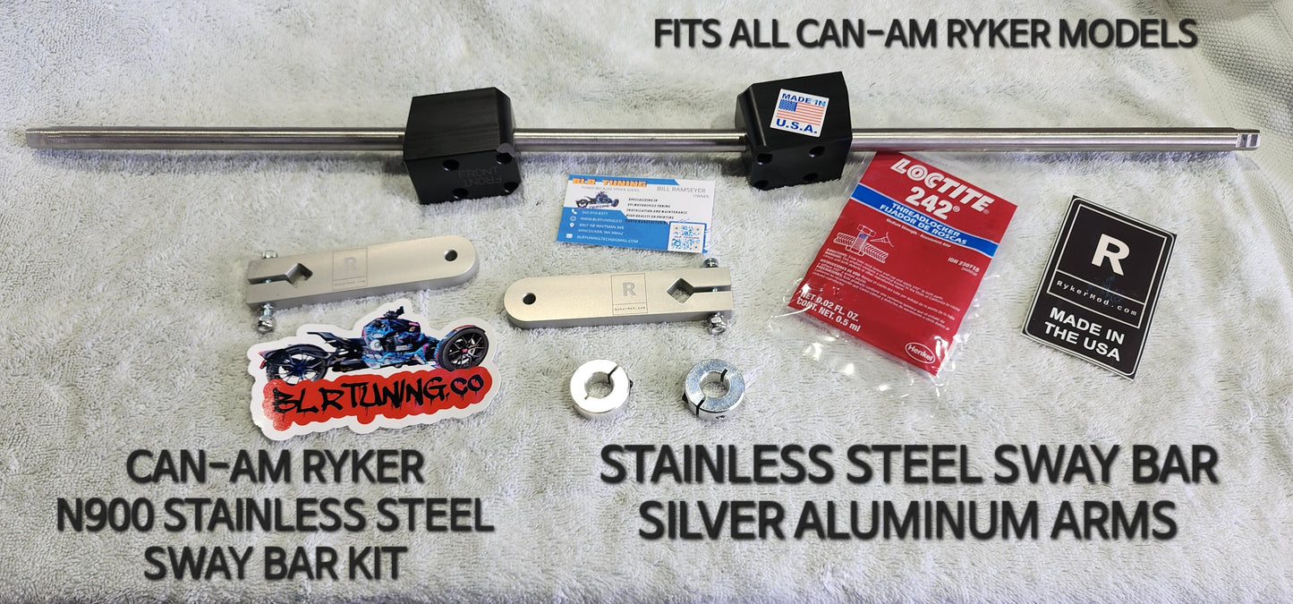 CAN-AM RYKER N900 SWAY BAR KIT BY RykerMod SUPER HEAVY DUTY FITS ALL MODELS