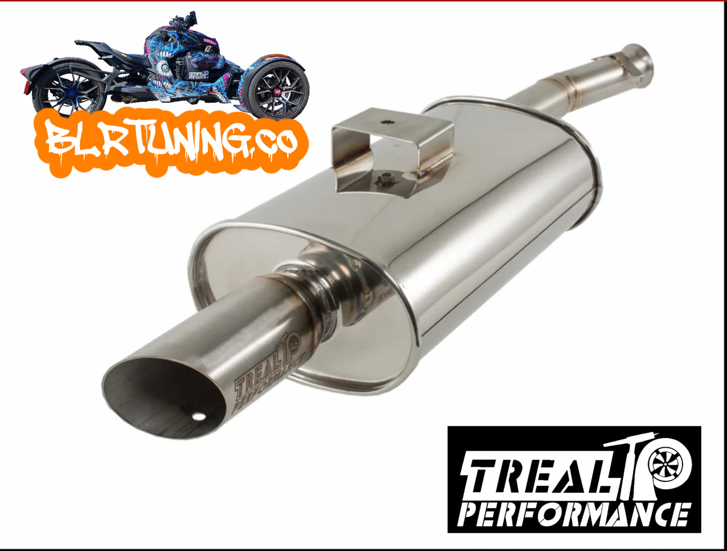 TREAL PERFORMANCE STREET OG EXHAUST BY TREAL PERFORMANCE FOR CAN-AM RYKER 2019 - 2024