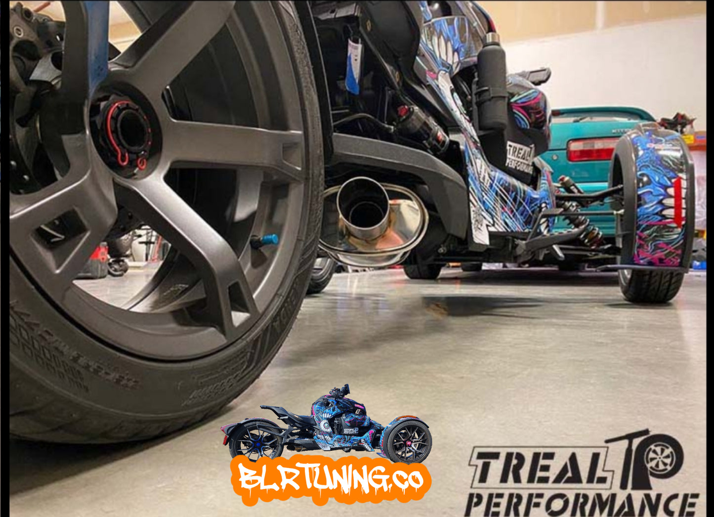 TREAL PERFORMANCE STREET OG EXHAUST BY TREAL PERFORMANCE FOR CAN-AM RYKER 2019 - 2024