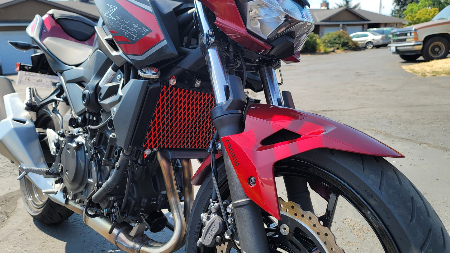 KAWASAKI Z400 & NINJA 400 Radiator Protective Grill