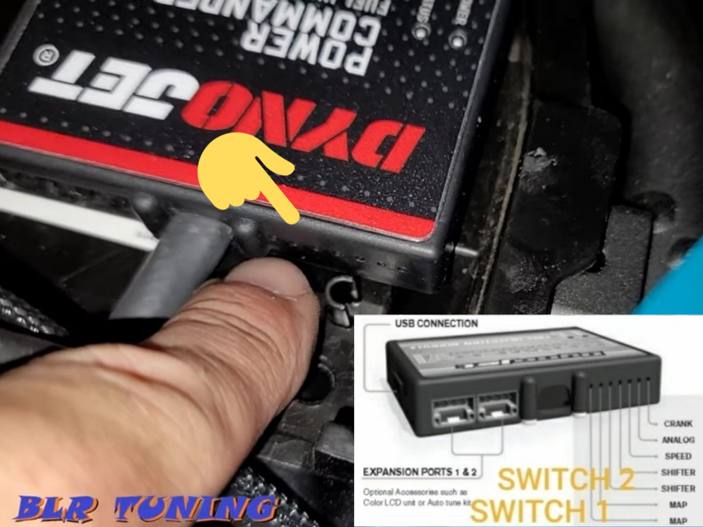 2-STEP LAUNCH CONTROL FOR PUSH TO FLASH OR PUSH TO PASS HIGH BEAM SWITCH FOR PCV OR PC6 FITS MOST MOTORCYCLES