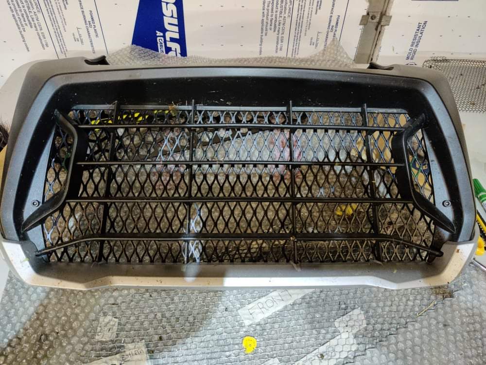 RYKER BLACK RADIATOR GRILL AND FUEL OVERFLOW EXTENSION HOSE