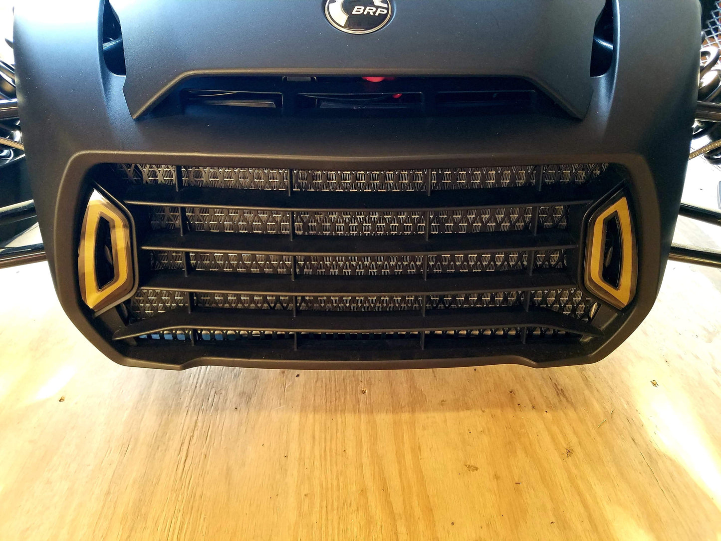 RYKER BLACK RADIATOR GRILL AND FUEL OVERFLOW EXTENSION HOSE