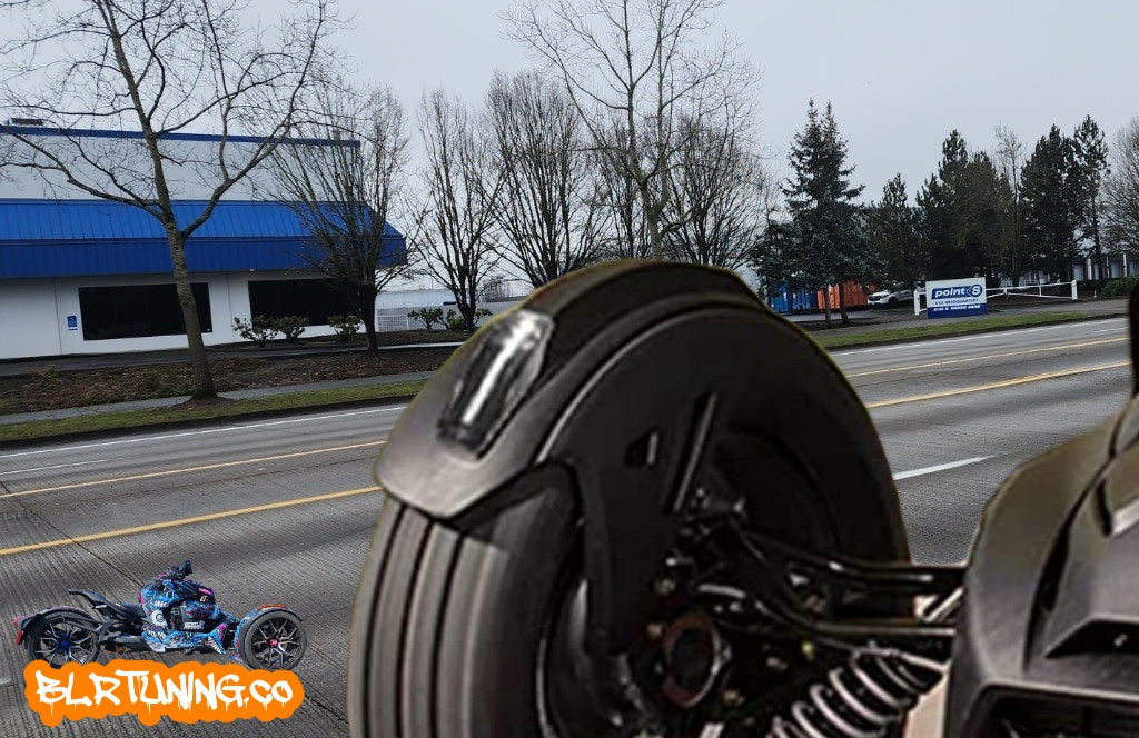 BLACKED OUT RYKER Front Fender Lights Fits All Years Fits All Models Plug And Play