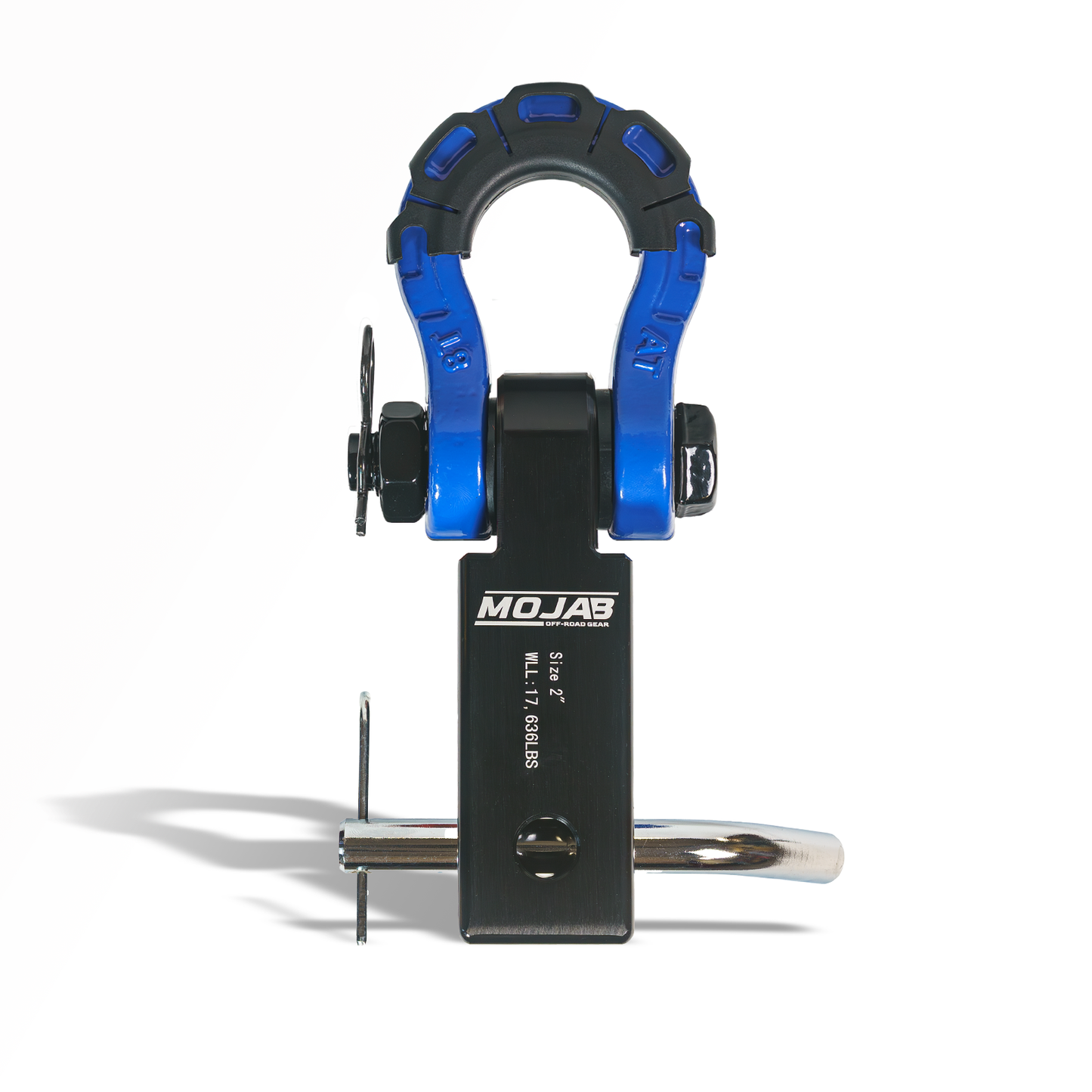 2'' Aluminum Hitch Receiver with Steel D-Shackle (LIFETIME WARRANTY)