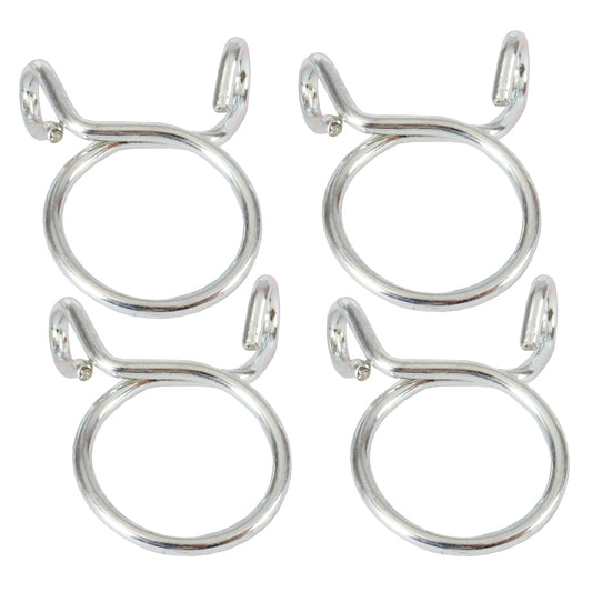 ALL BALLS, ALL BALLS Hose Clamps Refill Kit 4-Pack — Durable Stainless Steel Clamps for Automotive and Marine Applications