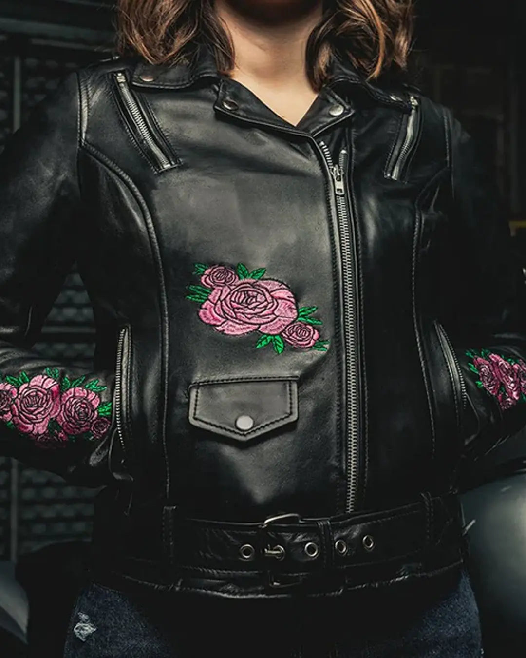 Bloom - Women's Motorcycle Leather Jacket