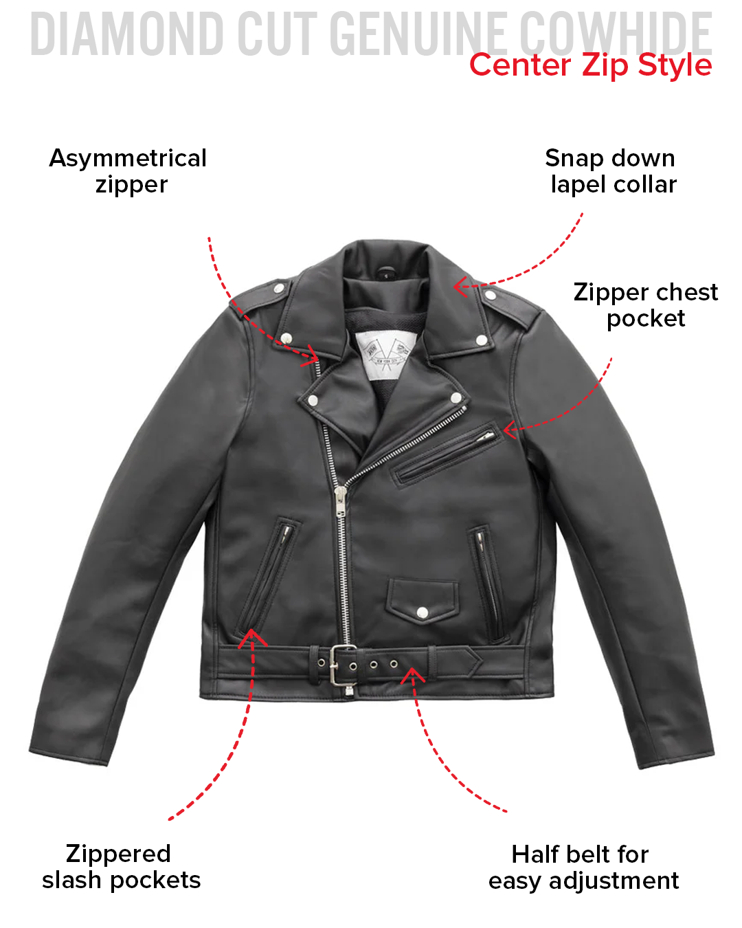 Cassandra - Women's Vegan Leather Motorcycle Jacket