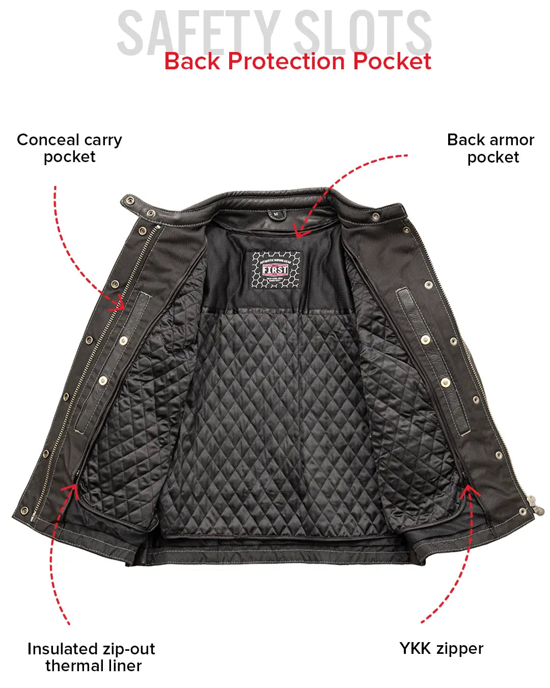 Outlander - Women's Motorcycle Leather Jacket