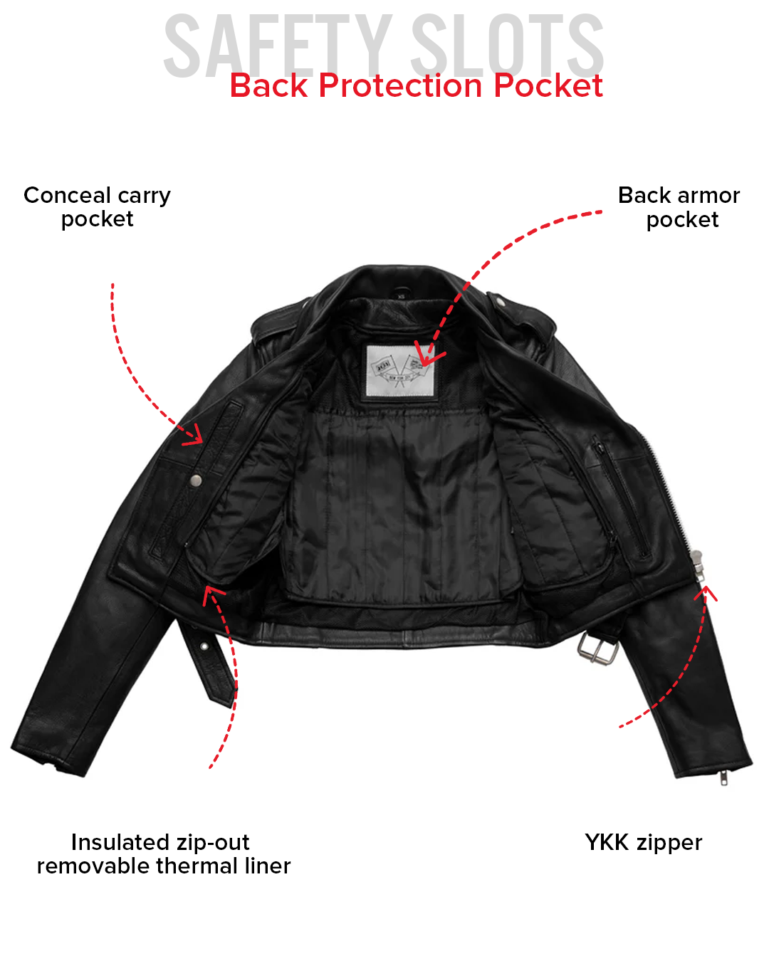 Imogen - Women's Motorcycle Leather Jacket
