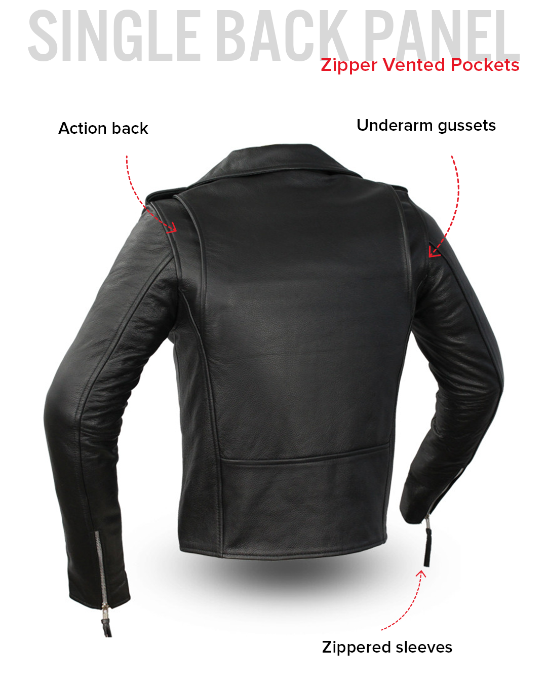 Rockstar - Women's Motorcycle Leather Jacket