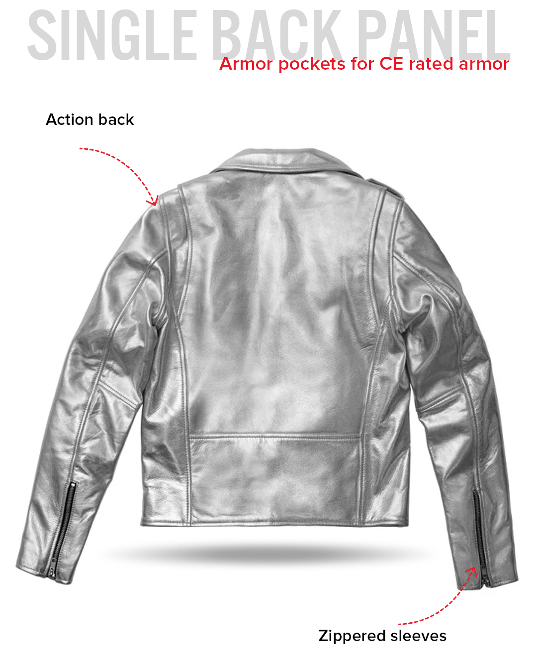 Deirdre - Women's BHBR Motorcycle Leather Jacket