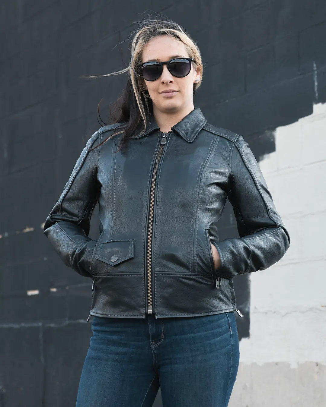Free Spirit - Women's Motorcycle Leather Jacket