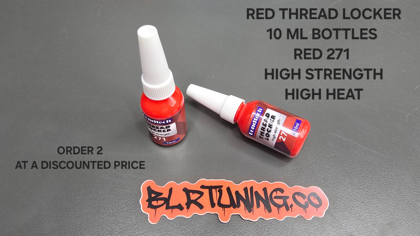 THREAD LOCKER RED 271 HIGH STRENGTH HIGH HEAT 10 ML BOTTLE