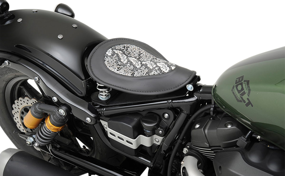 Z1R, Z1R Solo Seat Spring Mount for Yamaha Bolt 0820-0072 with Chrome Springs and Faux Leather Cover
