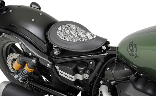 Z1R, Z1R Solo Seat Spring Mount for Yamaha Bolt 0820-0072 with Chrome Springs and Faux Leather Cover